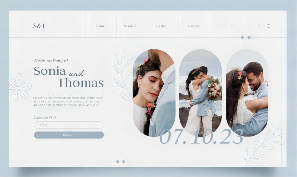 Building a professional wedding company website